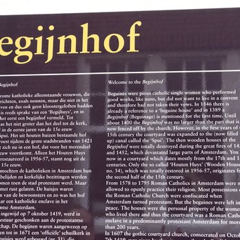 Het Begijnhofkapel - Some history around this place, it was built in mid 1300 - Churches Near Me - Amsterdam, New Hampshire