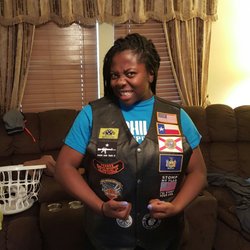 Adam's Leather Shop - My vest from Adam's on my daughter lol
