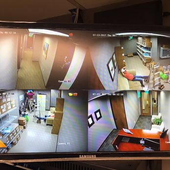 A1 Security Cameras - 8 ch Plug & Play NVR, 4 x 4MP Oculur Vandal Proof Security Cameras installed. Installation/ Cabling/Configuration/Training. Dallas July 2017 - Security Systems Near Me - Dallas, Texas