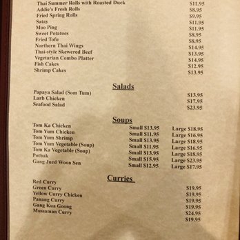 Addie's Thai House - Starters, Soups and Salads - Thai Near Me - Chesterfield, Missouri