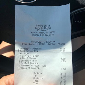 Panera Bread - Salad Near Me - Myrtle Beach, South Carolina