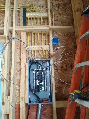 Panel upgrade and pole barn panel. - New panels. Panel upgrade and pole barn panel. - New panels.