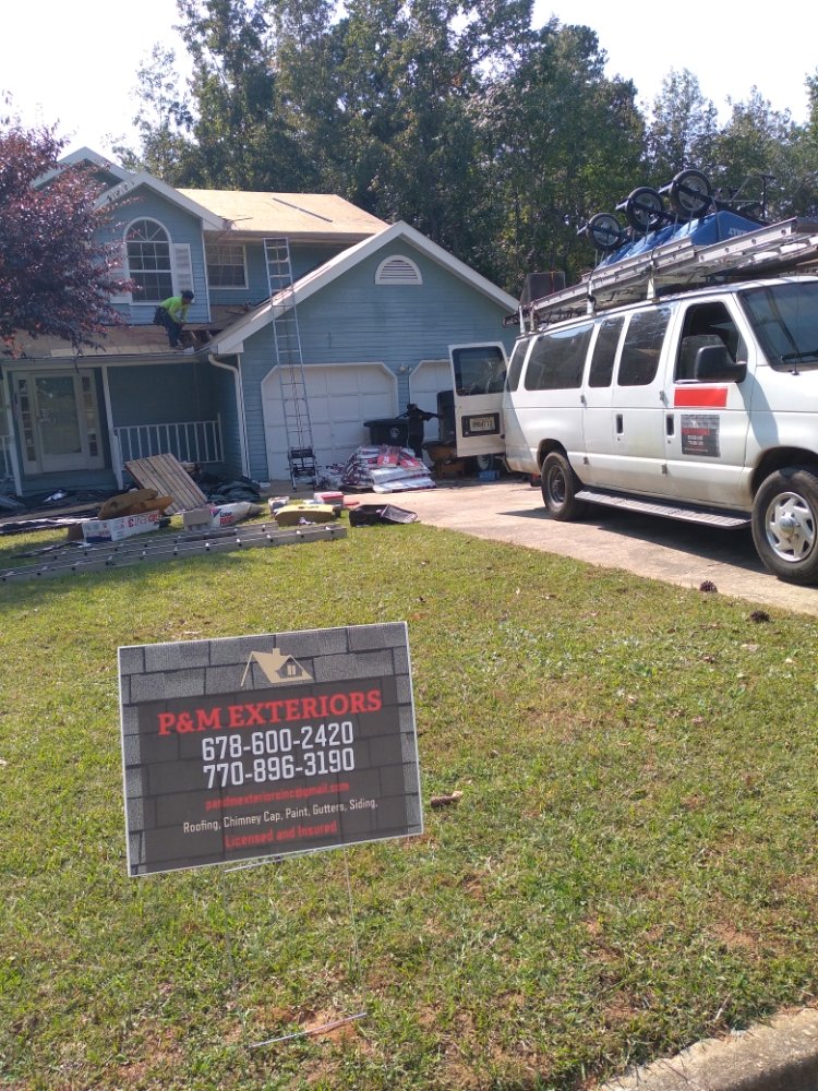 Slide of P&M Exteriors