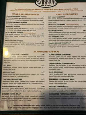 Menu photo 2 Warrior Bar & Grill Stroudsburg, PA Menu photo 2 Warrior Bar & Grill Stroudsburg, PA