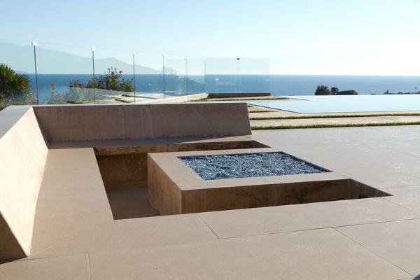 Pool and back yard Renovations - one of the unique infinity pool that we ever did in PV we are proud to share that it was design to perfection