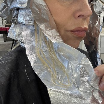 A Perfect Hue Salon - During the process the first day - Hair Stylists Near Me - Las Vegas, Nevada
