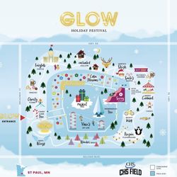 GLOW Holiday Festival - Glow map