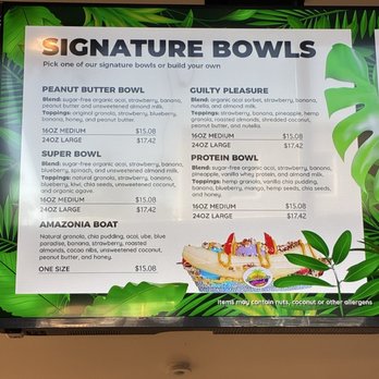 Amazonia Bowl - Signature bowls - Acai Bowls Near Me - Huntington Beach, California Amazonia Bowl - Signature bowls - Acai Bowls Near Me - Huntington Beach, California