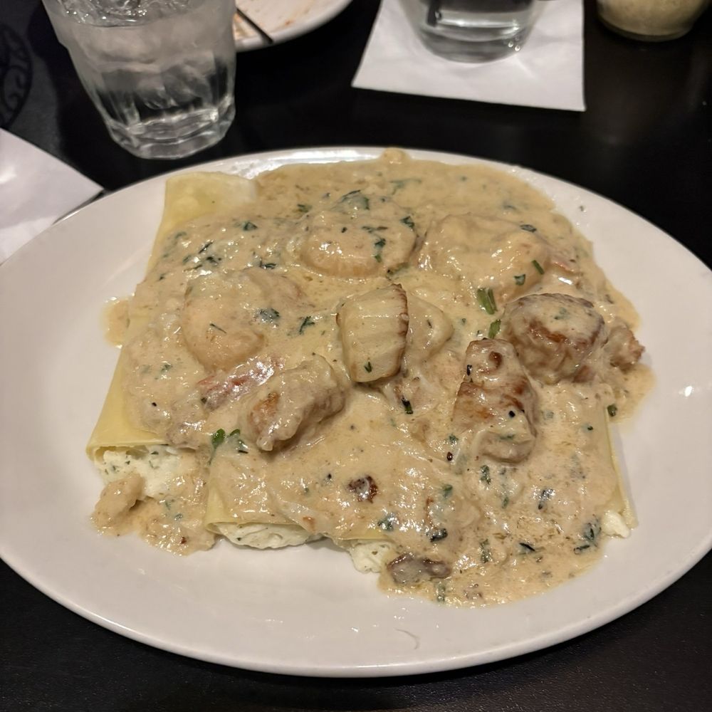 Carmella's Cafe - Seafood manicotti - Italian Near Me - Youngstown, Ohio