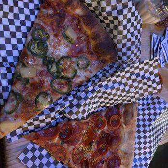 Evel Pie - ??? (Left) and Extreme Pepperoni(right) - Pizza Near Me - Las Vegas, Nevada