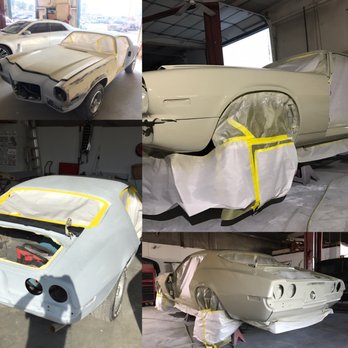 Auto Paint Solutions - Working on a complete old school Camaro - Auto Customization Near Me - Humble, Texas