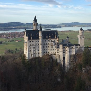 Schloss Neuschwanstein - Cliff edge view. - Landmarks & Historical Buildings Near Me - Schwangau, BY Schloss Neuschwanstein - Cliff edge view. - Landmarks & Historical Buildings Near Me - Schwangau, BY