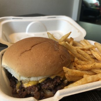 Curbgrill - Fire!! Smash burger combo - Breakfast & Brunch Near Me - Montrose , California