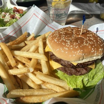 Farmer Boys - Double Big Cheese Combo - Burgers Near Me - Beaumont, California