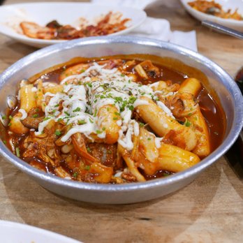 Five Senses - I dream about their Seafood Cheese Ddukboki - Korean Near Me - New York, New York