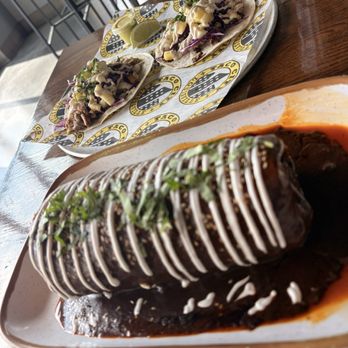 Taco City - Hikes Point - Burrito de Mole and Caribbean Jerk Tacos - Mexican Near Me - Louisville, Kentucky