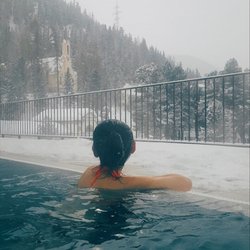OVAVERVA - Outdoor pool during winter
