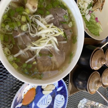 Wooden Fish - Beef pho with sauces on my side plate - Vietnamese Near Me - West Vancouver, British Columbia Wooden Fish - Beef pho with sauces on my side plate - Vietnamese Near Me - West Vancouver, British Columbia