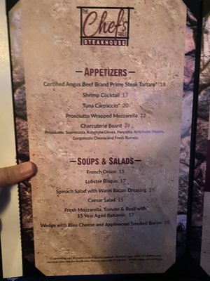 Menu photo 2 The Chef's Table Melbourne, FL
