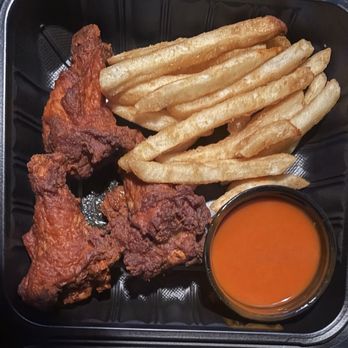 OLA Restobar - Traditional wings ... And the $3.50 sauce i was charged for. - Mexican Near Me - Downey, California OLA Restobar - Traditional wings ... And the $3.50 sauce i was charged for. - Mexican Near Me - Downey, California