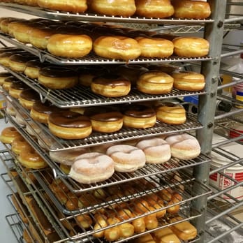 Sam's Donut Shop - a rack of doughnuts - Donuts Near Me - Sanger, California
