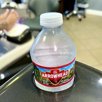 Moon Nails - They give you a bottle of water during your pedi! - Nail Salons Near Me - Downey, California