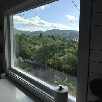 Emerald Valley Weatherization - Can't figure out how to turn the photo but it shows how high up the window is that they replaced! - Windows Installation Near Me - Springfield, Oregon