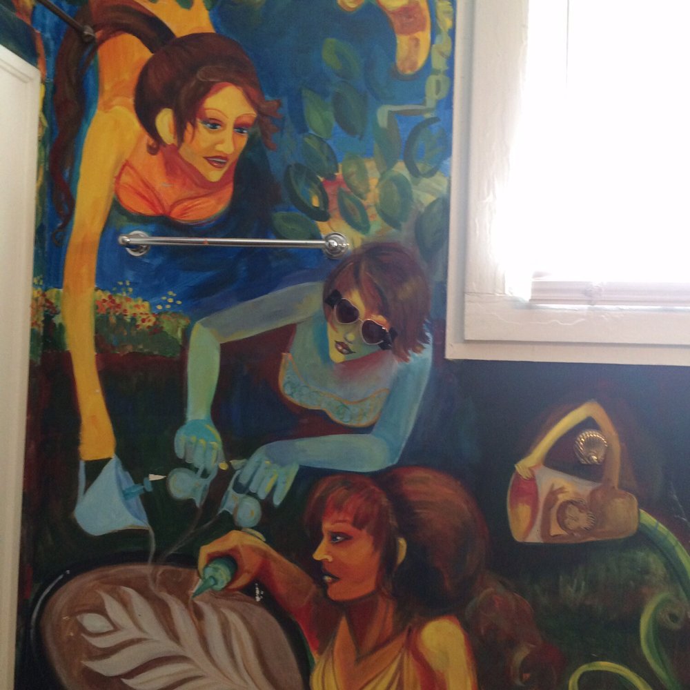 Cups - Bathroom artwork! - Coffee & Tea Near Me - Clinton, Mississippi