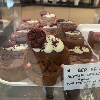 Bibble & Sip - Red velvet alpaca croissant - Coffee & Tea Near Me - New York, New York Bibble & Sip - Red velvet alpaca croissant - Coffee & Tea Near Me - New York, New York