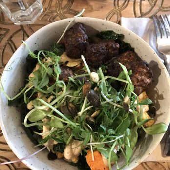 Beloved Cafe - Quinoa and roasted veggies bowl with added tempeh. Great flavors and very filling. - Coffee & Tea Near Me - San Francisco, California Beloved Cafe - Quinoa and roasted veggies bowl with added tempeh. Great flavors and very filling. - Coffee & Tea Near Me - San Francisco, California