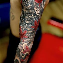Big Juniors Tattoos - Samurai sleeve