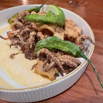 Wild Fish - Calamari with Shishito peppers - Seafood Near Me - Pacific Grove, California