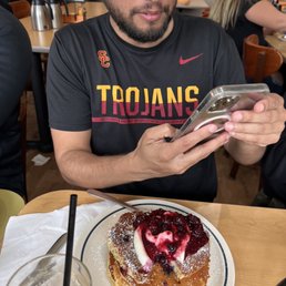 NEW Thick N Fluffy Lemon Ricotta Mixed Berry French Toast these were amazing. So fresh and delicious.