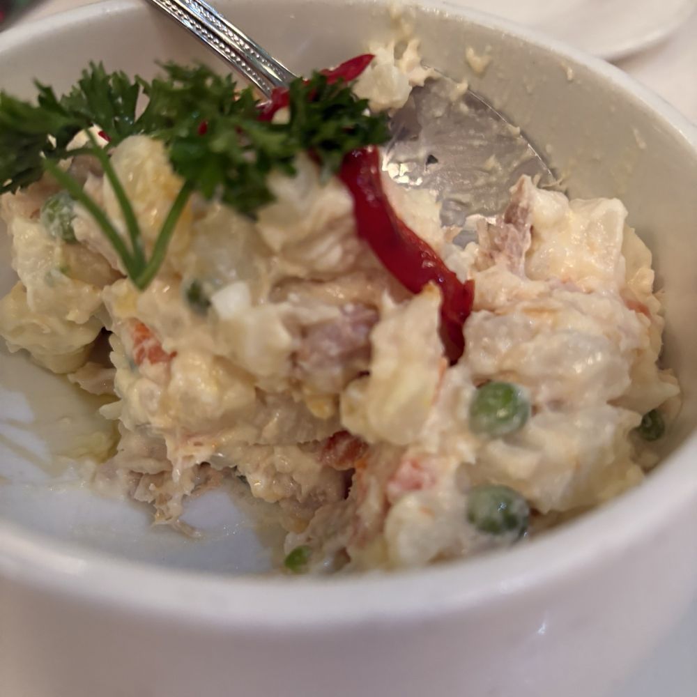 Taberna del Alabardero - Potato and tuna salad - Spanish Near Me - Washington, DC, District of Columbia Taberna del Alabardero - Potato and tuna salad - Spanish Near Me - Washington, DC, District of Columbia