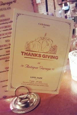 Menu photo 6 Antique Garage Soho New York, NY