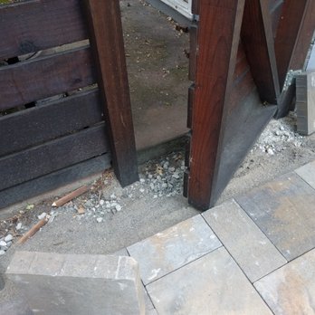 Green Bay Remodeling - Door won't swing open because pavers are too high. - General Contractors Near Me - Concord, California