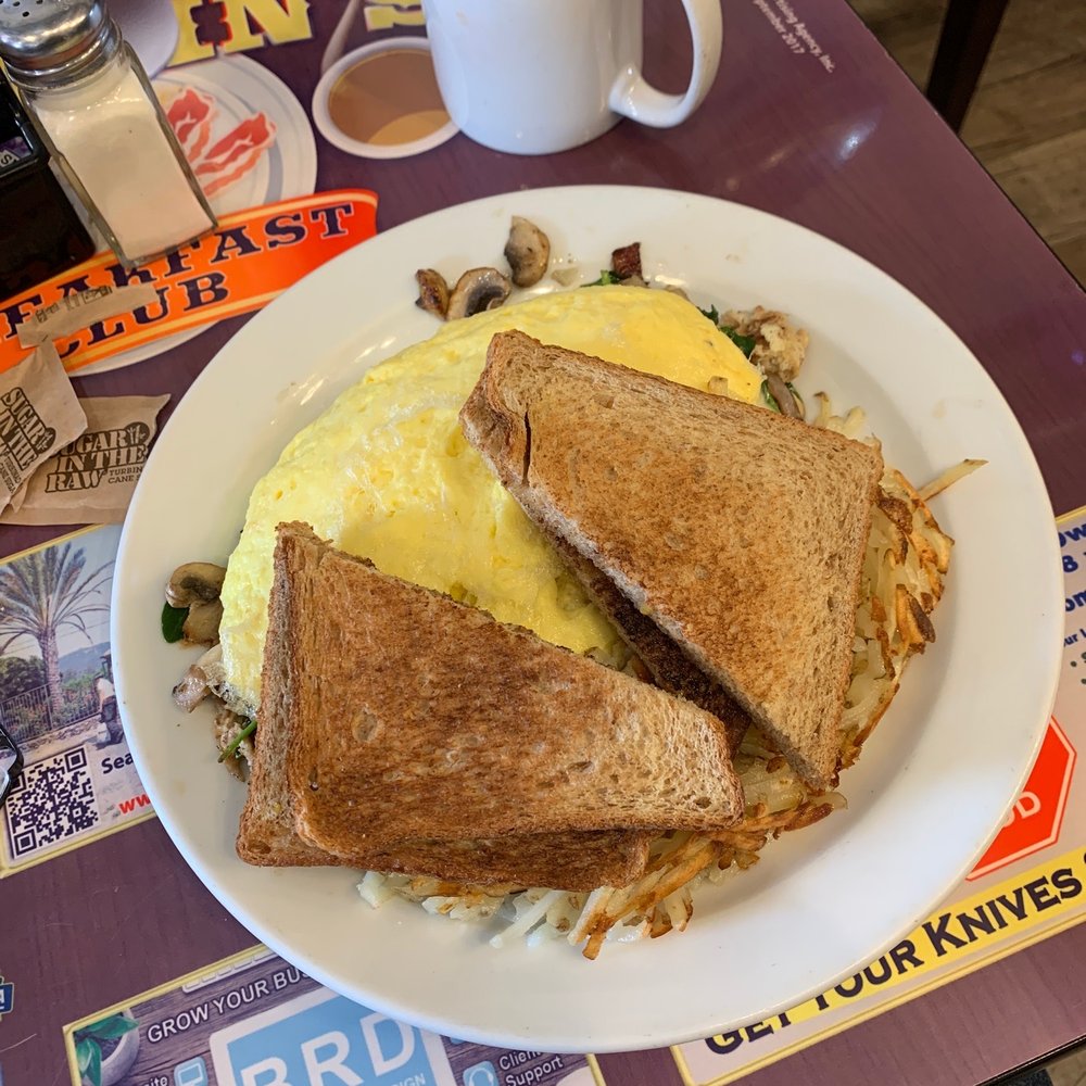 Marvin's Breakfast Club - House omelette - Breakfast & Brunch Near Me - Novato, California Marvin's Breakfast Club - House omelette - Breakfast & Brunch Near Me - Novato, California