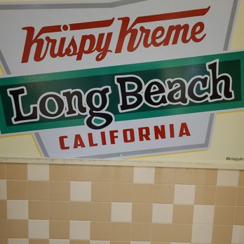 Krispy Kreme - Their sign inside - Donuts Near Me - Long Beach, California Krispy Kreme - Their sign inside - Donuts Near Me - Long Beach, California