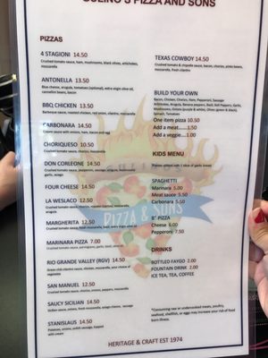 Menu photo 1 Gulino's Pizza & Sons Bay City, MI