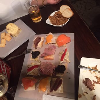 Casa Morales - Sampling of smoked fish - Tapas Bars Near Me - Seville, SE