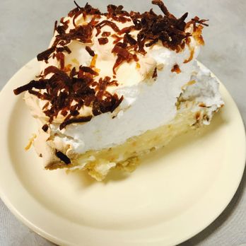 Harry's Cafe - Fresh made coconut cream pie! - Cafes Near Me - Pittsburg, Kansas