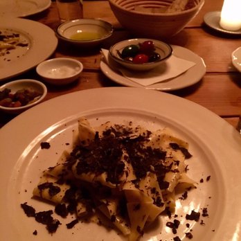 Il Buco - Pappardelle with black truffles - Italian Near Me - New York, New York Il Buco - Pappardelle with black truffles - Italian Near Me - New York, New York