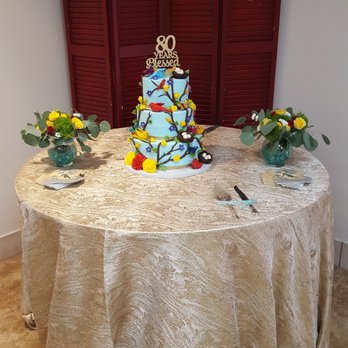 Premiere Events - Gold Cypress was perfect for our cake table! - Party Equipment Rentals Near Me - Austin, Texas