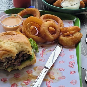Baby's - Double burgers, onion rings, fried mushrooms.  Nl - American Near Me - Indianapolis, Indiana