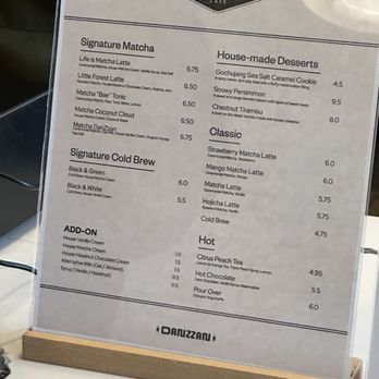 Danzzan - Menu - Cafes Near Me - Rowland Heights, California Danzzan - Menu - Cafes Near Me - Rowland Heights, California