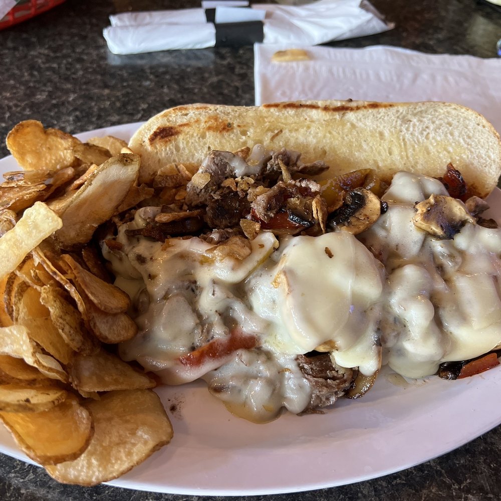 Copper Penny Pub - Steak sandwich and chips - Irish Near Me - Hot Springs, Arkansas Copper Penny Pub - Steak sandwich and chips - Irish Near Me - Hot Springs, Arkansas