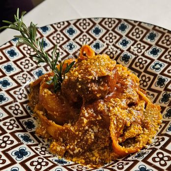 Virginiae - Pappardelle Con Il Sugo di Coda (pappardelle with oxtail sauce).\ - Roman Near Me - Rome, RM Virginiae - Pappardelle Con Il Sugo di Coda (pappardelle with oxtail sauce).\ - Roman Near Me - Rome, RM