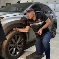 Atlanta Dings - Completing paintless dent removal work