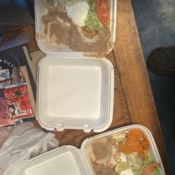 Taqueria El Cazador - Steak burrito plate