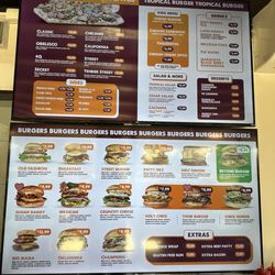 Tropical Burger - Menu